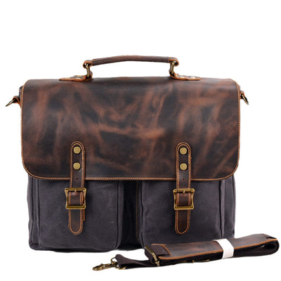 Sac Messenger en Toile Vintage | ANSEN
